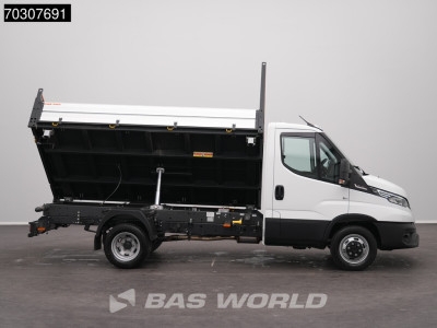 Iveco Daily 35C21 3.0L Automaat Driezijdige Kipper 210PK Dubbellucht 3,5t Trekgewicht ACC LED Camera CarPlay Euro6 Tipper Benne Kieper Airco foto 12