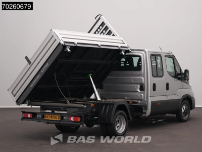 Iveco Daily 35C21 3.0L Automaat Driezijdige Kipper Dubbel Cabine 210PK Dubbellucht ACC LED Airco Camera CarPlay Euro6 Tipper Kieper Benne 2m3 Airco foto 2