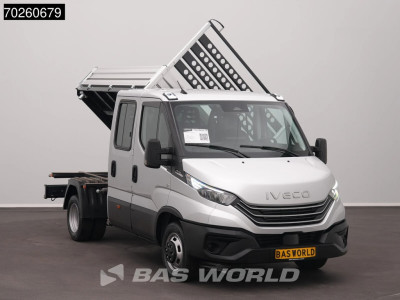 Iveco Daily 35C21 3.0L Automaat Driezijdige Kipper Dubbel Cabine 210PK Dubbellucht ACC LED Airco Camera CarPlay Euro6 Tipper Kieper Benne 2m3 Airco foto 5