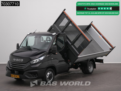 Iveco Daily 35C21 3.0L Automaat Driezijdige Kipper Dubbellucht 210PK 3,5t Trekgewicht ACC LED Camera CarPlay Euro6 Kipper Tipper Benne Airco