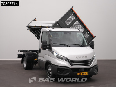 Iveco Daily 35C21 3.0L Automaat Driezijdige Kipper Dubbellucht 3,5t Trekgewicht ACC LED Airco Camera CarPlay Parkeersensoren Euro6 Tipper Benne Kieper Airco foto 7