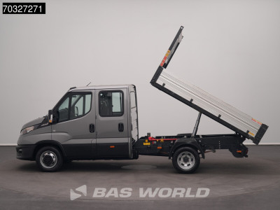 Iveco Daily 35C21 3.0L Automaat Dubbel Cabine Dubbellucht 3,5t Trekhaak Navi Airco Cruise Euro6 DC Tipper Benne Kieper Airco Trekhaak Cruise control 7
