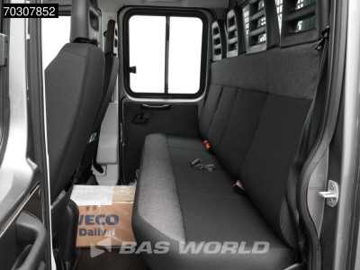 Iveco Daily 35C21 3.0L Automaat Dubbel Cabine Open Laadbak 210PK ACC LED Airco Camera CarPlay Parkeersensoren Euro6 Pritsche Pickup Open Box Airco Dubbel cabine foto 11