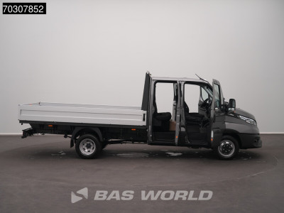 Iveco Daily 35C21 3.0L Automaat Dubbel Cabine Open Laadbak 210PK ACC LED Airco Camera CarPlay Parkeersensoren Euro6 Pritsche Pickup Open Box Airco Dubbel cabine foto 7