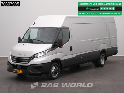 Iveco Daily 35C21 3.0L Automaat L4H2 210PK Dubbellucht ACC LED Airco Camera Parkeersensoren CarPlay Stoelverwarming 3,5t Trekgewicht Euro6 L4 Airco