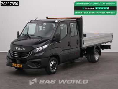 Iveco Daily 35C21 3.0L Automatic 210HP Double Cabine Dual Tyres ACC LED Camera CarPlay Sitheating 3,5t Towing Capacity Euro6 Pickup Airco Dubbel cabine