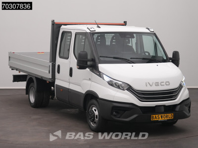 Iveco Daily 35C21 3.0L Open Laadbak Dubbel Cabine 210PK Dubbellucht t ACC LED Airco Camera CarPlay 3,5t Trekgewich Euro6 Pritsche Pickup Airco Dubbel cabine foto 5
