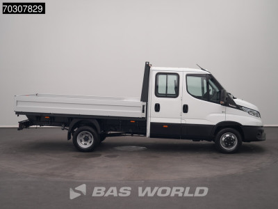 Iveco Daily 35C21 3.0L Open Laadbak Dubbel Cabine 210PK Dubbellucht t ACC LED Airco Camera CarPlay 3,5t Trekgewich Euro6 Pritsche Pickup Airco Dubbel cabine 7