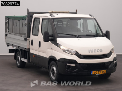 Iveco Daily 35S12 Dubbel Cabine Open Laadbak 3,5t Trekhaak Airco Euro6 Pritsche Pickup Open Box Airco Trekhaak 5