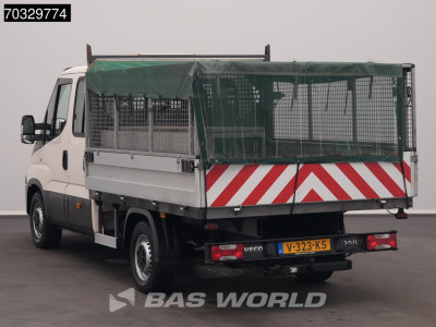 Iveco Daily 35S12 Dubbel Cabine Open Laadbak 3,5t Trekhaak Airco Euro6 Pritsche Pickup Open Box Airco Trekhaak 6