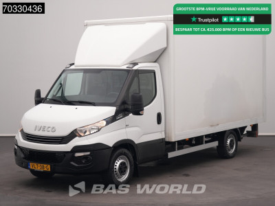 Iveco Daily 35S14 Automaat Laadklep Zijdeur Bakwagen Airco Cruise DHollandia Euro6 Meubelbak Koffer Möbelkoffer Airco Cruise control