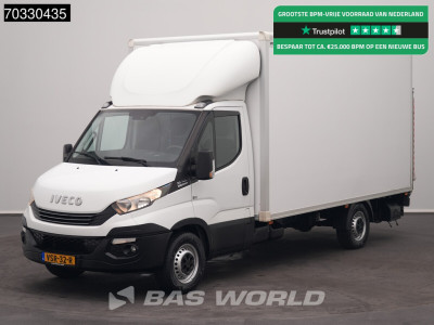 Iveco Daily 35S14 Automaat Laadklep Zijdeur Bakwagen Airco Cruise Lat om Lat DHollandia Euro6 Meubelbak Koffer CityBox Airco Cruise control