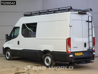 Iveco Daily 35S14 Dubbel Cabine Automaat L2H2 3,5t Trekhaak Airco Cruise Camera Imperiaal Euro6 L2 DC Doka Mixto Airco Trekhaak Cruise control foto 2