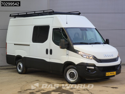 Iveco Daily 35S14 Dubbel Cabine Automaat L2H2 3,5t Trekhaak Airco Cruise Camera Imperiaal Euro6 L2 DC Doka Mixto Airco Trekhaak Cruise control foto 5