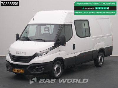 Iveco Daily 35S14 L2H2 Dubbele Cabine Airco Camera Cruise Euro6 L2 Doka Mixto Airco Cruise control