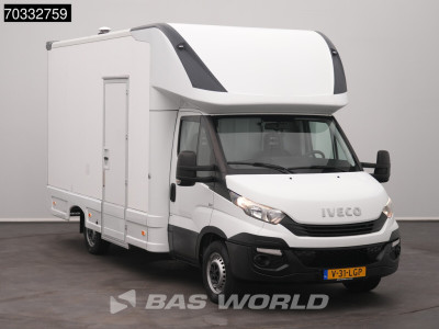 Iveco Daily 35S14 Verkoopwagen Foodtruck Salestruck Meubelbak Koffer Bakwagen Airco foto 10