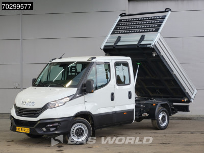Iveco Daily 35S16 3-zijdige Automaat Kipper 3,5t Trekhaak 160PK Airco Euro6 Dreiseitenkipper Tipper Kieper Benne Airco Trekhaak foto 6