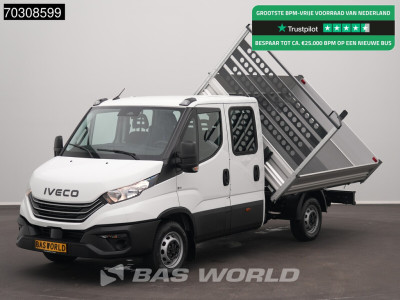 Iveco Daily 35S16 3.0L Automaat Driezijdige Kipper 3,5t Trekhaak 160PK Airco Cruise Parkeersensoren Euro6 Kieper Airco Trekhaak Cruise control