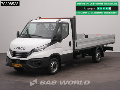 Iveco Daily 35S16 3.0L Automaat Open Laadbak 3,5t Trekhaak Airco Cruise Camera CarPlay Parkeersensoren Euro6 Pritsche Pickup Open Box Airco Trekhaak Cruise control