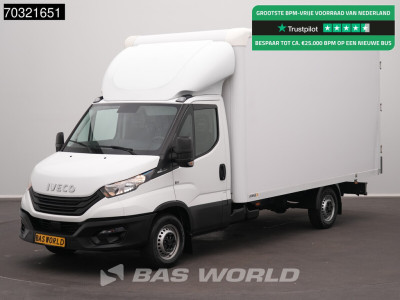 Iveco Daily 35S16 Automaat Achterdeuren 160PK Bakwagen Airco Camera Euro6 Meubelbak Koffer 21m3 Airco