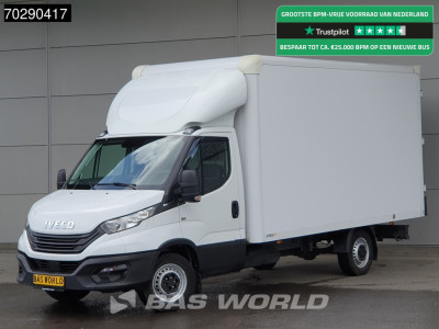 Iveco Daily 35S16 Automaat Bakwagen Achterdeuren 160PK Airco Camera Euro6 Meubelbak Koffer 21m3 Airco