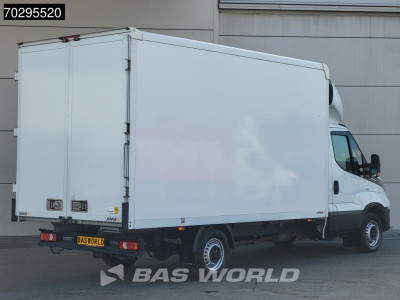 Iveco Daily 35S16 Automaat Bakwagen Achterdeuren 160PK Airco Camera Euro6 Meubelbak Koffer 21m3 Airco foto 5