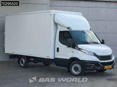 Iveco Daily 35S16 Automaat Bakwagen Achterdeuren 160PK Airco Camera Euro6 Meubelbak Koffer 21m3 Airco foto 6