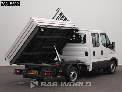 Iveco Daily 35S16 Automaat Driezijdige Kipper Dubbel Cabine 3,5t Trekhaak 160PK Airco Camera Euro6 Tipper Benne Kieper Airco Trekhaak foto 2