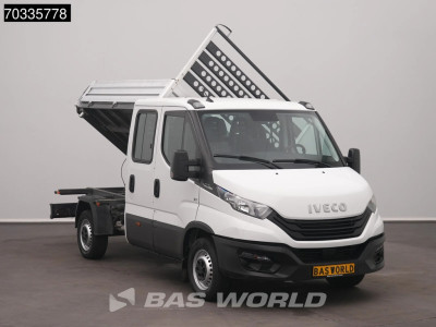 Iveco Daily 35S16 Automaat Driezijdige Kipper Trekhaak 3.5t trekgewicht 160PK  Dubbele Cabine Camera Euro6 Tipper Airco Trekhaak foto 5