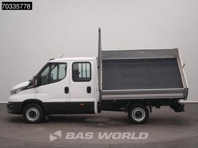 Iveco Daily 35S16 Automaat Driezijdige Kipper Trekhaak 3.5t trekgewicht 160PK  Dubbele Cabine Camera Euro6 Tipper Airco Trekhaak foto 9