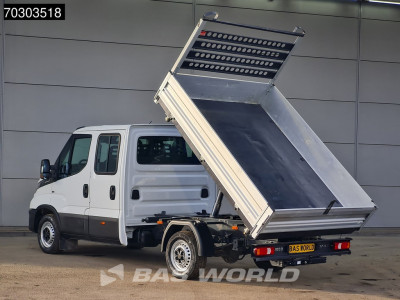 Iveco Daily 35S16 Driezijdige Automaat Kipper Dubbel Cabine 3,5t Trekhaak 160PK Airco Camera Euro6 Tipper Benne Kieper Airco Trekhaak foto 2