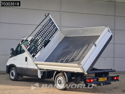 Iveco Daily 35S16 Driezijdige Automaat Kipper Dubbel Cabine 3,5t Trekhaak 160PK Airco Camera Euro6 Tipper Benne Kieper Airco Trekhaak foto 5