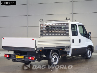 Iveco Daily 35S16 Driezijdige Automaat Kipper Dubbel Cabine 3,5t Trekhaak 160PK Airco Camera Euro6 Tipper Benne Kieper Airco Trekhaak foto 7