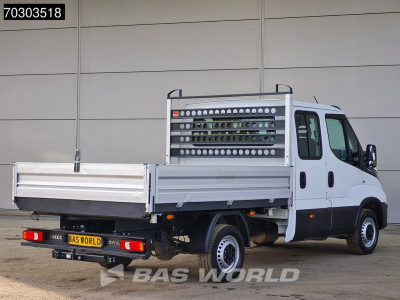 Iveco Daily 35S16 Driezijdige Automaat Kipper Dubbel Cabine 3,5t Trekhaak 160PK Airco Camera Euro6 Tipper Benne Kieper Airco Trekhaak foto 8