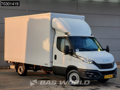 Iveco Daily 35S16 Laadklep Automaat 160PK Bakwagen Airco Camera Euro6 Meubelbak Koffer Airco foto 5