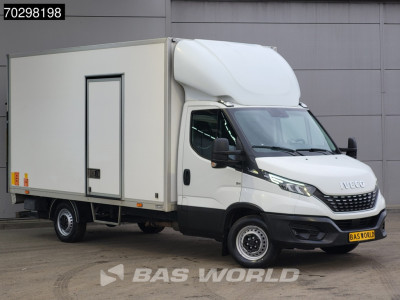 Iveco Daily 35S16 Laadklep Zijdeur Bakwagen 160PK ACC LED Navi Airco Camera Standkachel Euro6 Meubelbak Koffer Airco foto 5