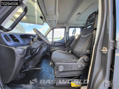 Iveco Daily 35S18 3.0L Automaat Kipper Dubbel Cabine 180PK 3,5t Trekhaak LED Airco Cruise Euro6 Kieper Tipper Benne 3m3 Airco Trekhaak Cruise control foto 11