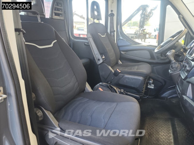 Iveco Daily 35S18 3.0L Automaat Kipper Dubbel Cabine 180PK 3,5t Trekhaak LED Airco Cruise Euro6 Kieper Tipper Benne 3m3 Airco Trekhaak Cruise control foto 12