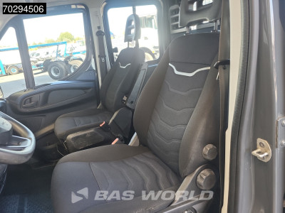 Iveco Daily 35S18 3.0L Automaat Kipper Dubbel Cabine 180PK 3,5t Trekhaak LED Airco Cruise Euro6 Kieper Tipper Benne 3m3 Airco Trekhaak Cruise control foto 14