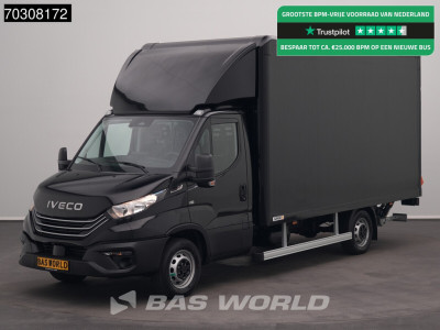 Iveco Daily 35S18 3.0L Automaat Laadklep 180PK Bakwagen ACC Airco Camera CarPlay Stoelverwarming Euro6 Meubelbak Koffer Airco