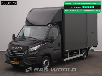 Iveco Daily 35S18 3.0L Automaat Laadklep 180PK Bakwagen ACC Airco Camera CarPlay Stoelverwarming Euro6 Meubelbak Koffer Airco