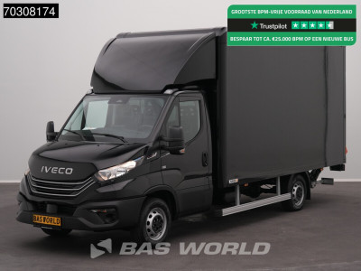 Iveco Daily 35S18 3.0L Automaat Laadklep Zijdeur Bakwagen ACC Airco CarPlay DHollandia 3,5t Trekgewicht Euro6 Meubelbak Koffer Airco