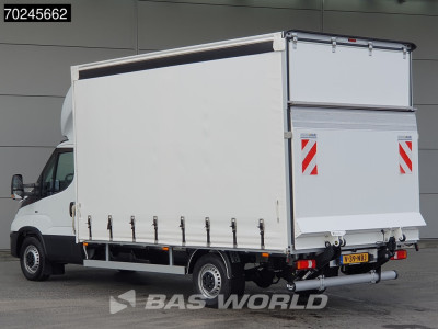 Iveco Daily 35S18 3.0L Laadklep Schuifzeilen Airco Cruise Bakwagen Meubelbak Zeilenwagen Schuifzeil Plane 22m3 Airco Cruise control foto 2