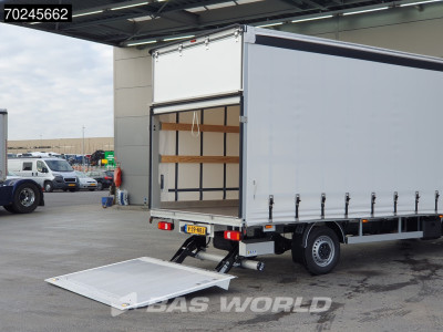 Iveco Daily 35S18 3.0L Laadklep Schuifzeilen Airco Cruise Bakwagen Meubelbak Zeilenwagen Schuifzeil Plane 22m3 Airco Cruise control foto 3