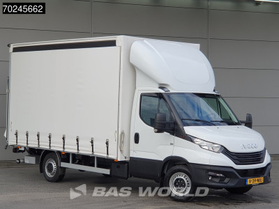 Iveco Daily 35S18 3.0L Laadklep Schuifzeilen Airco Cruise Bakwagen Meubelbak Zeilenwagen Schuifzeil Plane 22m3 Airco Cruise control foto 5