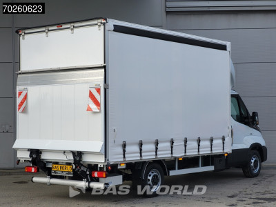 Iveco Daily 35S21 210PK Automaat Schuifzeilen met Laadklep ACC LED Bakwagen Schuifzeil Zeilen Koffer Meubelbak 22m3 Airco foto 5