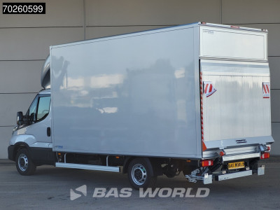 Iveco Daily 35S21 Automaat Lat om lat Dhollandia laadklep Bakwagen ACC LED Meubelbak Koffer 22m3 Airco foto 2