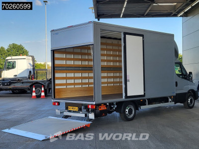 Iveco Daily 35S21 Automaat Lat om lat Dhollandia laadklep Bakwagen ACC LED Meubelbak Koffer 22m3 Airco foto 3