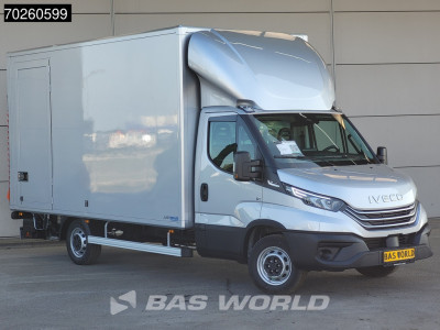 Iveco Daily 35S21 Automaat Lat om lat Dhollandia laadklep Bakwagen ACC LED Meubelbak Koffer 22m3 Airco foto 6
