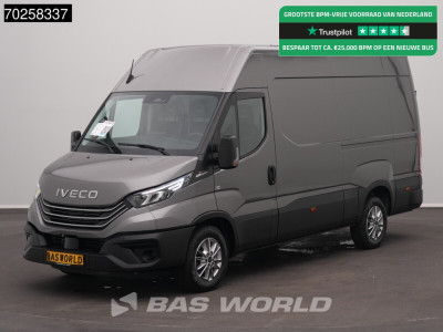 Iveco Daily 35S21 BPM VRIJ! 3.0L Automaat 210PK L2H2 2025-Model 3,5t Trekvermogen ACC LED CarPlay Camera Parkeersensoren Velgen Euro6 L2 12m3 Airco